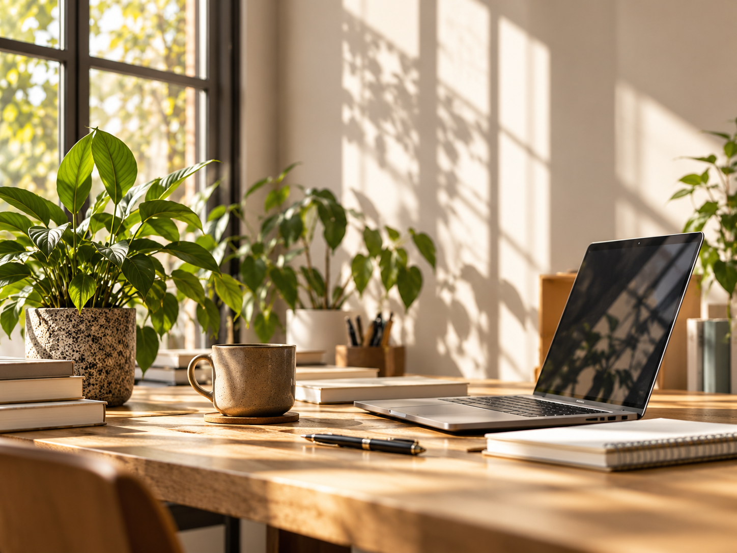 A quiet workspace ready for the next idea